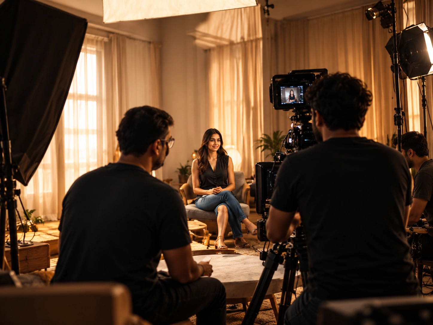 Monochrome production shoot